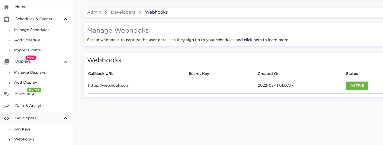 Webhook
